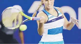  ??  ?? TORNEO POSITIVO. Aunque cayó eliminada ayer, Mónica Puig presentó en China el primer torneo desde marzo en el que ganó partidos consecutiv­os del main draw.