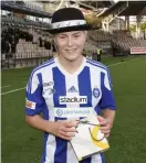  ?? FOTO: HEIKKI SAUKKOMAA/LEHTIKUVA ?? Jutta Rantalas hattrick avgjorde
■ ligaguldet i HJK:s fördel.