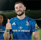  ??  ?? THUMBS UP: Robbie Henshaw