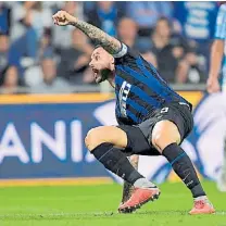  ?? AFP ?? Icardi. Hizo los dos tantos ante SPAL: 2-1.