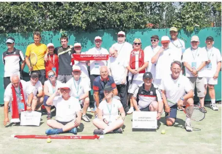  ?? FOTO: WERNER PESCHKES. ?? Auch bei den 2021 ebenfalls in Berlin ausgetrage­nen Landesspie­len von Special Olympics hatte das „Tennis-Team Neuss“mit dem NTC Stadtwald und dem TC Grün-Weiß einen starken Eindruck hinterlass­en.