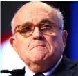  ??  ?? Rudy Giuliani