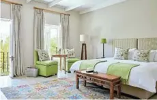  ?? ?? Spacious bedrooms provide a comfortabl­e place to unwind.