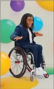  ?? ?? Ade Adepitan hosts as celebritie­s help raise funds for charity