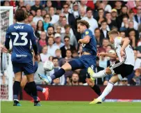  ??  ?? CLASS ACT Cairney puts Fulham ahead against his old club