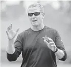  ?? KIRBY LEE/USA TODAY SPORTS ?? Jason Garrett is 68-55, including a 1-2 playoff record, as coach of the Cowboys.