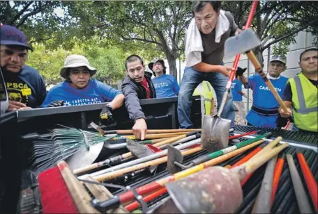  ?? SOME I MMIGRANTS Stuart Palley For The Times ?? have looked for work outside California or returned to their home countries because of COVID- 19, advocates say.