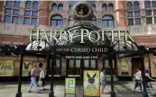  ??  ?? The Palace Theatre promotes its new show, Harry Potter and the Cursed Child, in London on Monday. — AFP