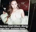  ??  ?? Das neue Haiyti-Album „Montenegro Zero“erscheint heute.