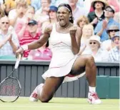  ?? ALASTAIR GRANT/AP ?? Serena Williams won 12 of her profession­al-era record 23 Grand Slam singles titles during the past 10 years.