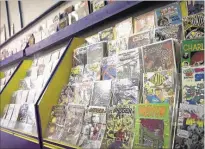  ??  ?? The store will have 40,000 comics when it opens, with plans to include 180 new titles.