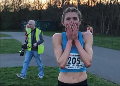  ??  ?? Beth Potter amazes even herself with her stunning run in a 5km in Lancashire last weekend