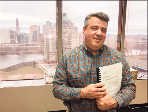  ?? Hearst Connecticu­t Media file photo ?? John DiIorio, founder and CEO of 1st Alliance Lending in East Hartford, in his office overlookin­g downtown Hartford.