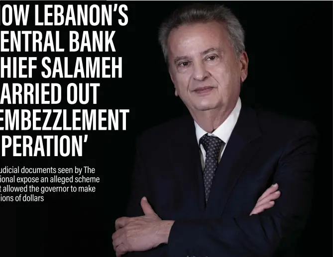  ?? AFP ?? Lebanon’s Central Bank Governor Riad Salameh, blamed by many for the country’s financial crisis, faces accountabi­lity and investigat­ions by several European nations over alleged wrongdoing