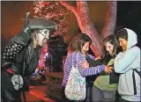  ?? COURTESY OF CALIFORNIA’S GREAT AMERICA ?? A ghoulish buccaneer scares visitors to “Dead Man’s Cove” at California’s Great America’s Halloween Haunt in 2012.