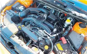  ??  ?? The Crosstrek is powered by a direct-injected 2.0-litre, four-cylinder boxer engine that generates 152 horsepower.