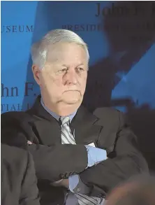  ?? STAFF FILE PHOTO BY ARTHUR POLLOCK ?? UNDER PRESSURE: Former U.S. Rep. William Delahunt is facing calls to resign from his post at Harvard.