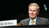  ?? New York Times file photo ?? Former U.S. Sen. Bill Nelson, D-Fla., shown in 2018, is expected to be named NASA’s next administra­tor.