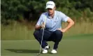  ?? Photograph: Gregory Shamus/Getty Images ?? Justin Thomas lines up a putt on the 15th green during the Sentry Tournament Of Champions in Hawaii.