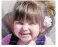  ??  ?? Ava-may Littleboy, three, was hurled into the air when the inflatable trampoline she was on exploded on a trip to the beach