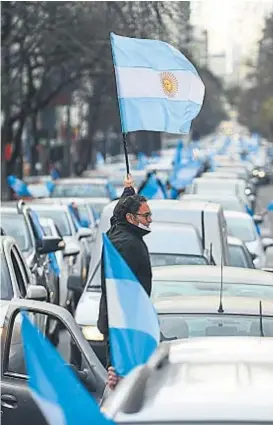  ?? (LA VOZ) ?? Reclamos. El Gobierno quiere mostrar diálogo para contrarres­tar las protestas producidas por la cuarentena y por Vicentin.