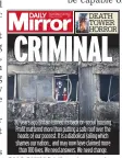  ??  ?? SHOCKING Mirror’s report on killer blaze and faulty cladding