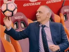  ??  ?? James Pallotta, 59 anni, statuniten­se, presidente della Roma