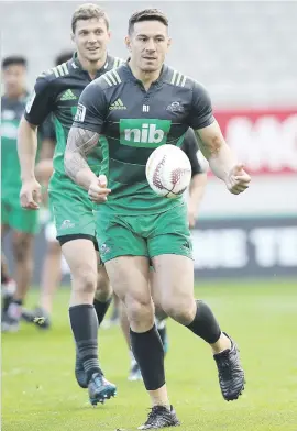  ?? Picture: Getty Images ?? GOOD NEWS. All Black star Sonny Bill Williams has recovered from a knee injury and will face the British and Irish Lions in Auckland today.