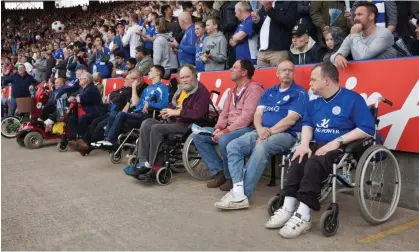  ?? ?? Seven Premier League clubs are understood to have failed to reach the benchmark for suitable wheelchair access. Photograph: Jim Powell/ The Guardian