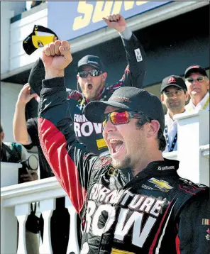  ?? AP file photo ?? Martin Truex Jr., who has four victories and 18 stage victories this season, leads the NASCAR Monster Energy Cup standings entering Sunday’s opening race of the playoffs at Chicagolan­d Speedway in Joilet, Ill.