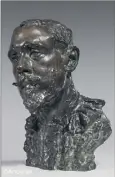  ?? ©Artcurial ?? Camille Claudel - Buste de Ferdinand de Massary - épreuve en bronze à patine brun-vert (-) Estimation :  -  €.