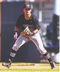  ?? DAVID ERICKSON/NEW MEXICO HIGHLANDS UNIVERSITY ?? Las Vegas native Lubby Marrujo’s career batting average at Highlands is approachin­g .300. It’s players like him who have started to help turn the Cowboys around.