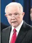  ?? Foto afp ?? DESPEDIDO. El ahora exfiscal general Jeff Sessions.