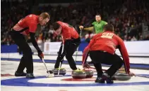  ?? SEAN KILPATRICK THE CANADIAN PRESS FILE PHOTO ?? Sportsnet is trimming its six-stop Grand Slam of Curling circuit to just two events for 2020-21 due to the COVID-19 pandemic.