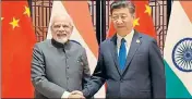  ??  ?? ■ Narendra Modi with Chinese President Xi Jinping on the sidelines of the 9th BRICS Summit in Xiamen, China. PIB FILE