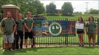  ?? PHOTO PROVIDED ?? After winning the regional competitio­n, Berlin High School’s Envirothon team competed in the New York State Envirothon on May 24-25, representi­ng Rensselaer County at this year’s competitio­n at Hobart and William Smith College. A total of 214 teams...