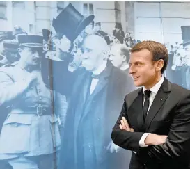  ?? IAN LAGNSDON/REUTERS ?? Emmanuel Macron ya piensa reelegirse como presidente en 2022.