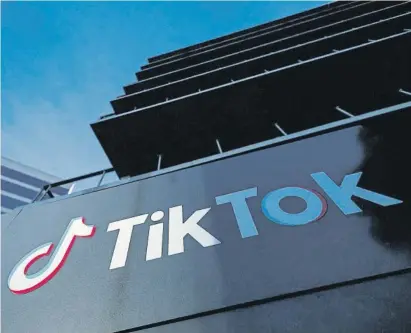  ?? Mike Blake / Reuters ?? Sede de Tiktok en Estados Unidos, donde la Cámara de Representa­ntes estudia su prohibició­n