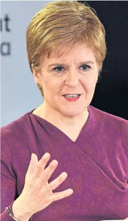  ?? Picture: PA. ?? First Minister Nicola Sturgeon said nobody should be pushed into making decisions on “do not resuscitat­e” forms.