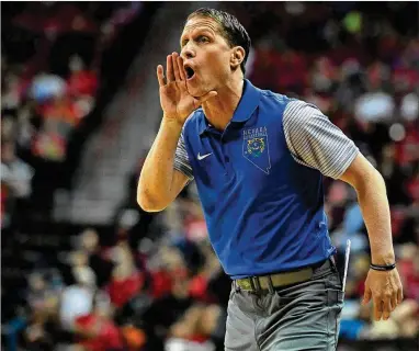  ?? ETHAN MILLER / GETTY IMAGES ?? “When the brackets came out, (my wife) said it would be a dream if we ever got to Atlanta. Now here we are,” says Nevada coach Eric Musselman. Musselman is married to a Georgia-born TV sports reporter.