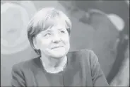  ??  ?? Angela Merkel