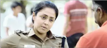  ?? PICTURE: CHOP NEWS ?? Jyothika in a scene from ‘Naachiyaar’.