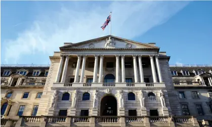  ?? Photograph: John Walton/PA ?? The Bank of England has raised its base interest rate by 0.5 percentage points to 4%.