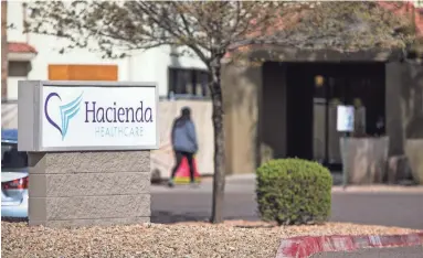  ??  ?? Hacienda HealthCare is closing its facility at 1402 E. South Mountain Drive in Phoenix.