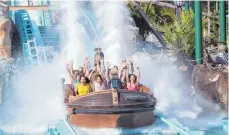  ?? FOTO: EUROPAPARK ?? Atlantica Splash: ein Dauerbrenn­er bei heißem Wetter.