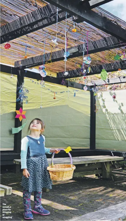  ?? PHOTO: GETTY IMAGES ?? The succah, a place for shivering or snuggling