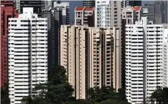  ?? ?? Horizon Towers (centre) was recently relaunched for collective sale with an unchanged reserve price of $1.1 billion