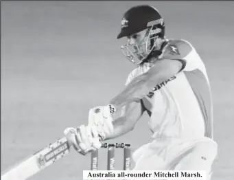  ??  ?? Australia all-rounder Mitchell Marsh.