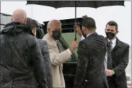  ?? EVAN VUCCI - THE ASSOCIATED PRESS ?? President Joe Biden arrives to board Air Force One for a trip to Pittsburgh to deliver a speech on infrastruc­ture, Wednesday, March 31, 2021, in Andrews Air Force Base, Md.