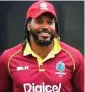  ??  ?? Chris Gayle